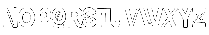 NeostickCrosteks-Outline Font UPPERCASE