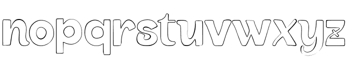 NeostickCrosteks-Outline Font LOWERCASE