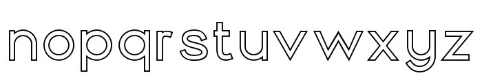 NeptuniteOutline-Black Font LOWERCASE