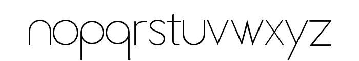 Neque Thin Font LOWERCASE