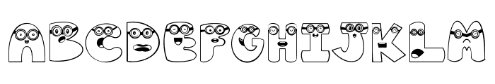 Nerd Decorative Font UPPERCASE