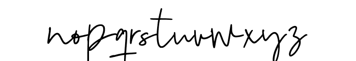 NerlandSignature-Regular Font LOWERCASE