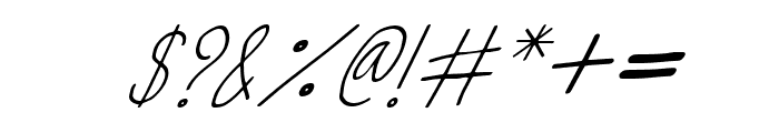 Nesline Italic Font OTHER CHARS