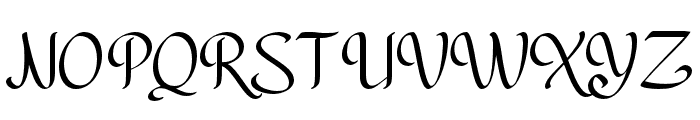 Nestapha-Regular Font UPPERCASE