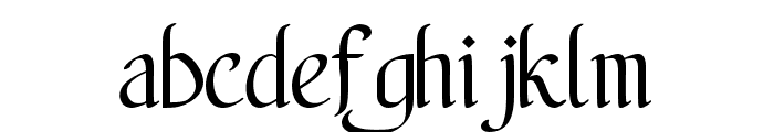 Nestapha-Regular Font LOWERCASE