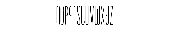 Nestophian-Regular Font LOWERCASE