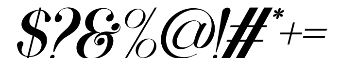 Nethan Italic Font OTHER CHARS