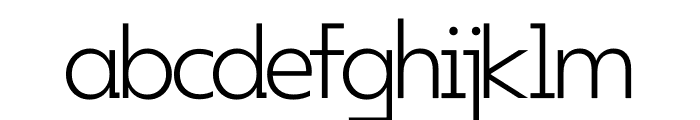 Nethead Light Font LOWERCASE