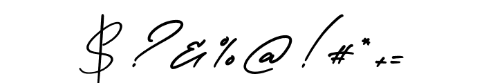 Netherland Signature Font OTHER CHARS