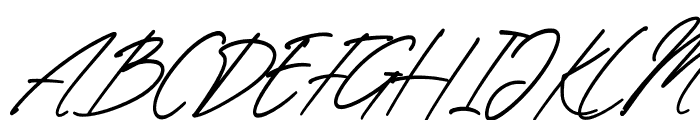 Netherland Signature Font UPPERCASE