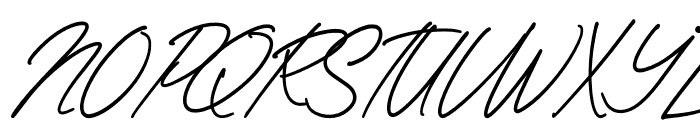 Netherland Signature Font UPPERCASE