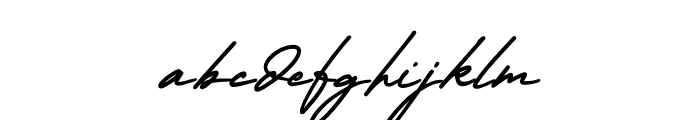 Netherland Signature Font LOWERCASE