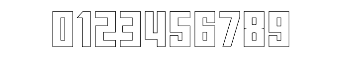 Neuborn Bold Hollow Font OTHER CHARS