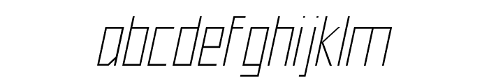 Neuborn Light Italic Font LOWERCASE