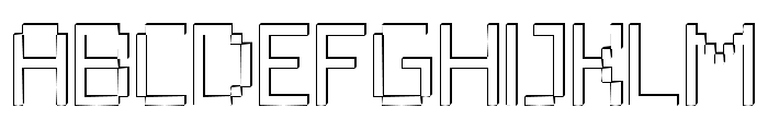 Neue Pixel Sans 3D Font UPPERCASE