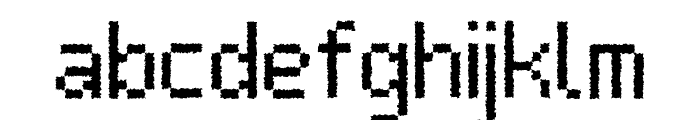 Neue Pixel Sans Distort Font LOWERCASE
