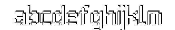 Neue Pixel Sans Shadow Font LOWERCASE