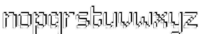 Neue Pixel Sans Shadow Font LOWERCASE