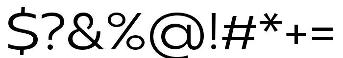 NeueRemanSans-Expanded Font OTHER CHARS