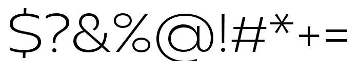 NeueRemanSans-LightExpanded Font OTHER CHARS
