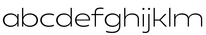 NeueRemanSans-LightExpanded Font LOWERCASE
