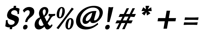 NeueYokarto-Italic Font OTHER CHARS
