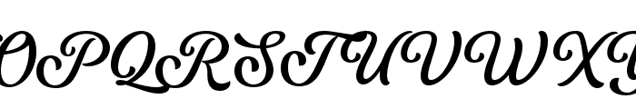 NeueYokarto-Italic Font UPPERCASE