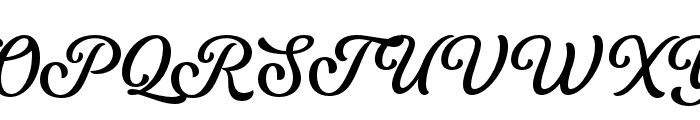 NeueYokartoSpurs-Italic Font UPPERCASE