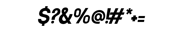 Neueral Bold Italic Font OTHER CHARS