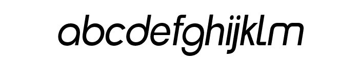 Neueral Light Italic Font LOWERCASE