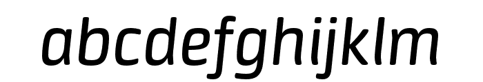 Neuron-Italic Font LOWERCASE