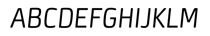 NeuronLight-Italic Font UPPERCASE