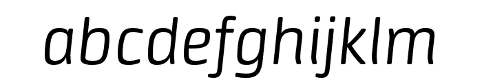 NeuronLight-Italic Font LOWERCASE