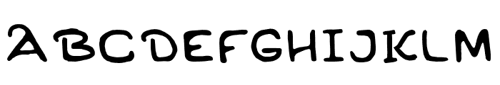 Nevermore Regular Font UPPERCASE