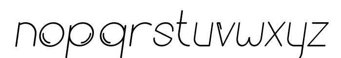 New Blackburn Italic Font LOWERCASE