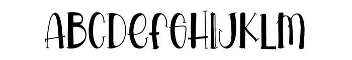 New Butterfly Font UPPERCASE