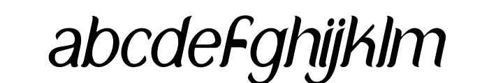 New Crown Light Italic Font LOWERCASE