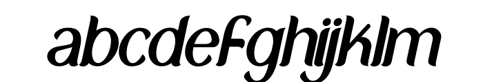 New Crown Normal Italic Font LOWERCASE