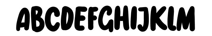 New Freshty Regular Font UPPERCASE