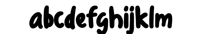 New Freshty Regular Font LOWERCASE