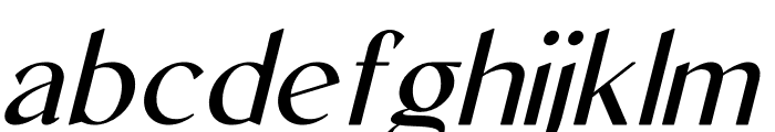 New Machiato Italic Font LOWERCASE