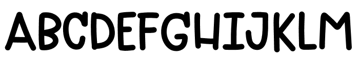 New Me Font UPPERCASE