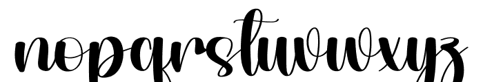 New Sparkle Font LOWERCASE