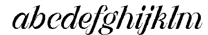 New Valley Italic Font LOWERCASE