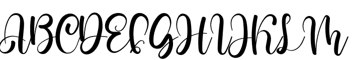 New Years Font UPPERCASE