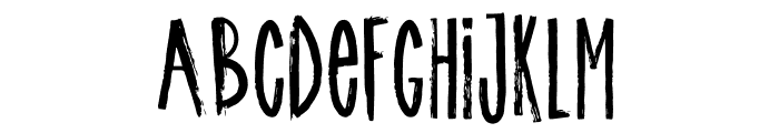 New York Grunge Font UPPERCASE