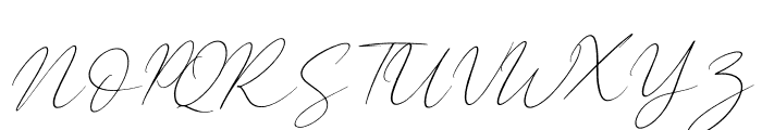 New York Signature Italic Font UPPERCASE