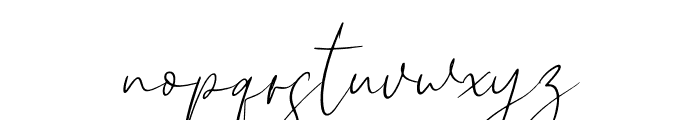 New York Signature Italic Font LOWERCASE