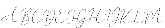 New York Signature Font UPPERCASE