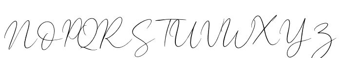 New York Signature Font UPPERCASE